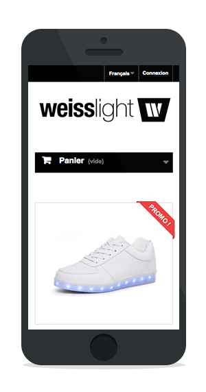 weisslight - Création de site internet Suisse en Responsive web design optimisé pour l'affichage mobile en Romandie